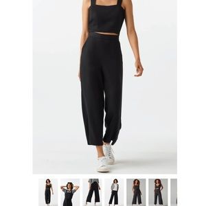 NWT VETTA Two Piece Apron Jumpsuit